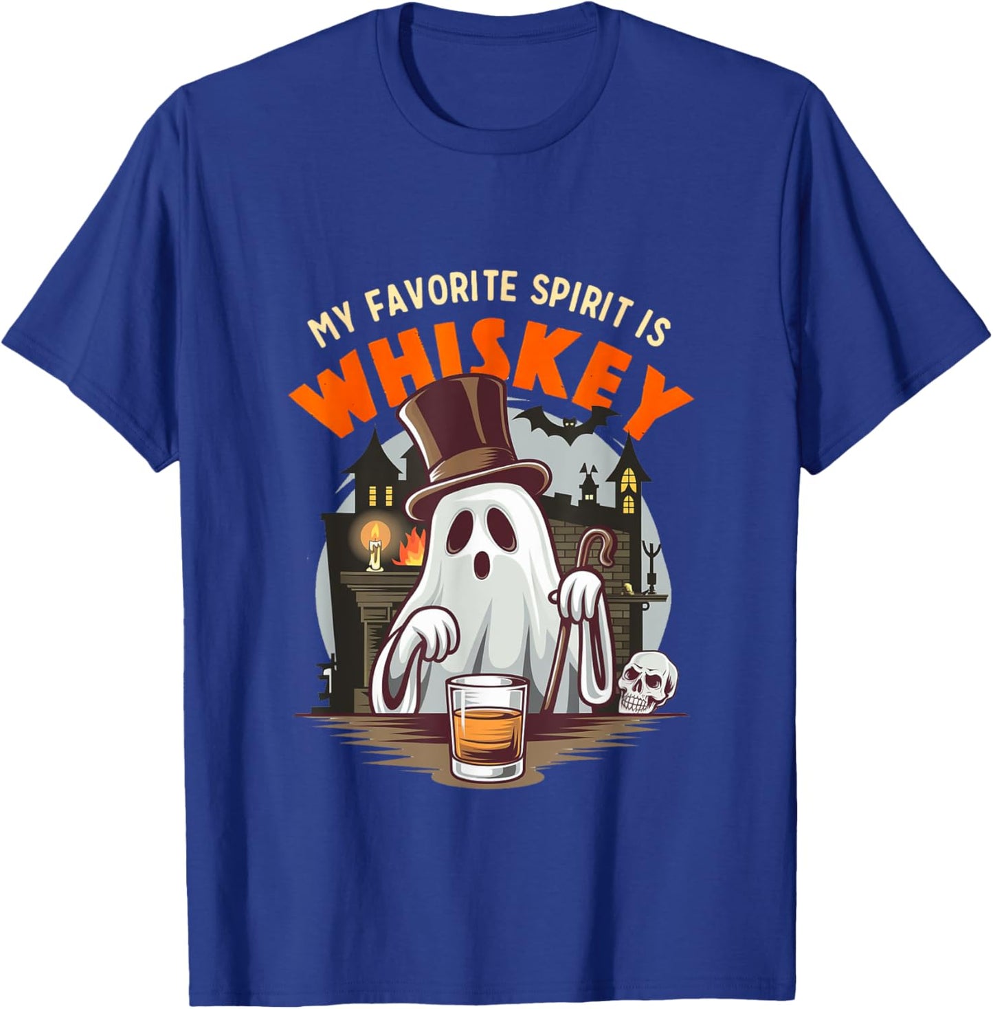 My Favorite Spirit is Whiskey T-Shirt - T-Shirt | Royal