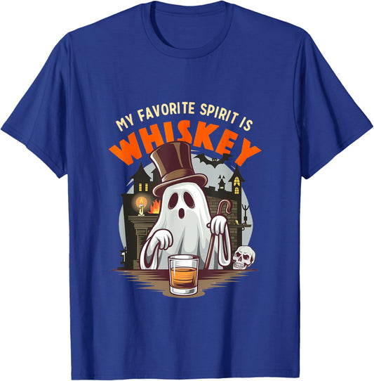 My Favorite Spirit is Whiskey T-Shirt - T-Shirt | Royal