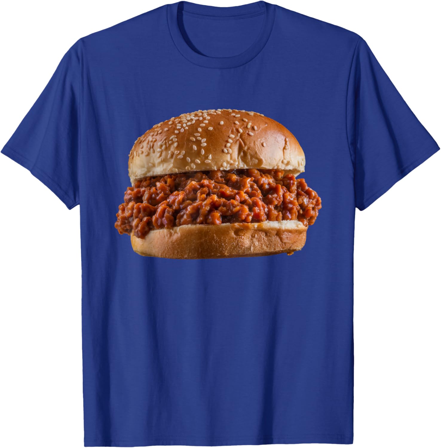 Funny Sloppy Joe Sandwich LunchLady Food Halloween Costume T-Shirt - T-Shirt | Royal