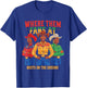 Boots On The Ground Juneteenth Cowgirl Where Them Fans At T-Shirt - T-Shirt | Royal