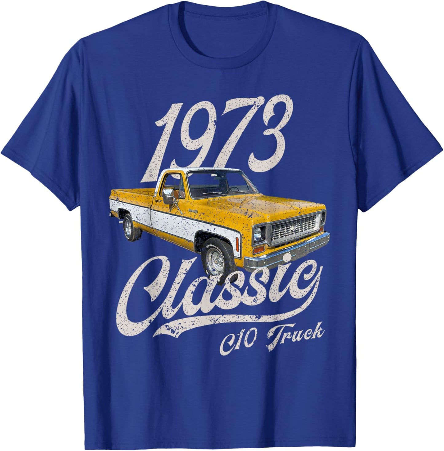 1973 73 C10 Truck T-Shirt - T-Shirt | Royal