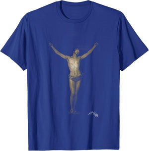 Francisco Goya - Jesus Christ on the Cross Art Crucifix T-Shirt - T-Shirt | Royal