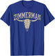 Zimmerman Name Style Vintage Gift Women Kid Boy Girl T-Shirt - T-Shirt | Royal