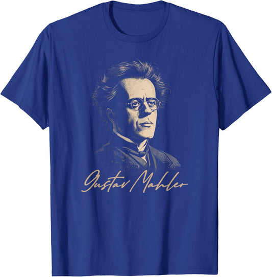 Gustav Mahler Musician Symphony Composer T-Shirt - T-Shirt | Royal