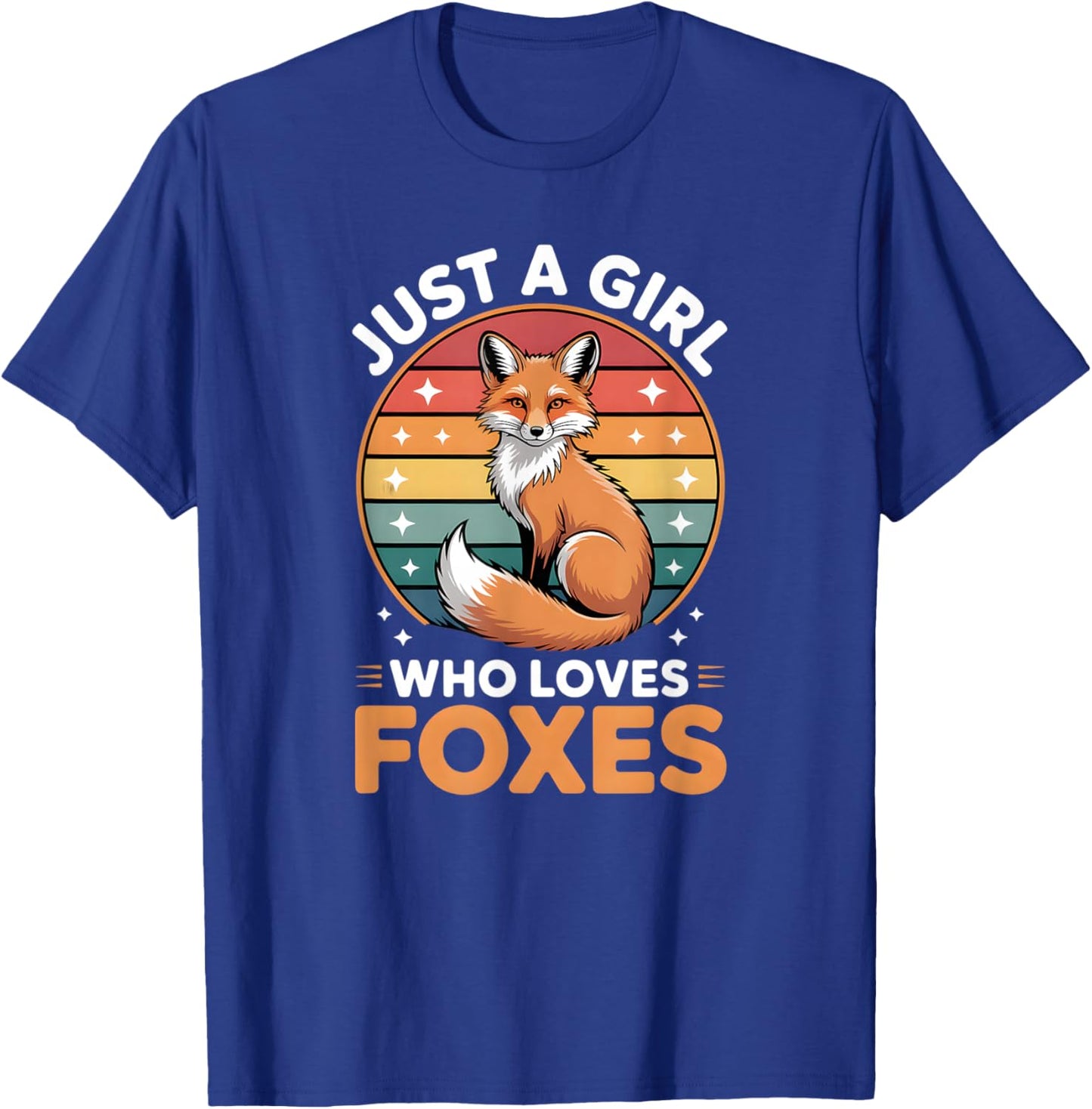 Girls Fox T-Shirt - T-Shirt | Royal