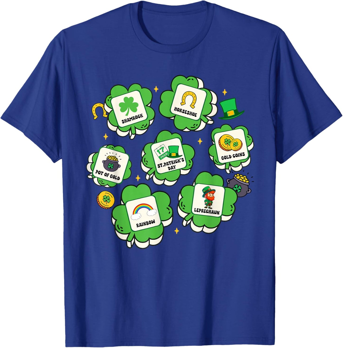 St. Patrick's Day SPED Teacher AAC Special Education Irish T-Shirt - T-Shirt | Royal
