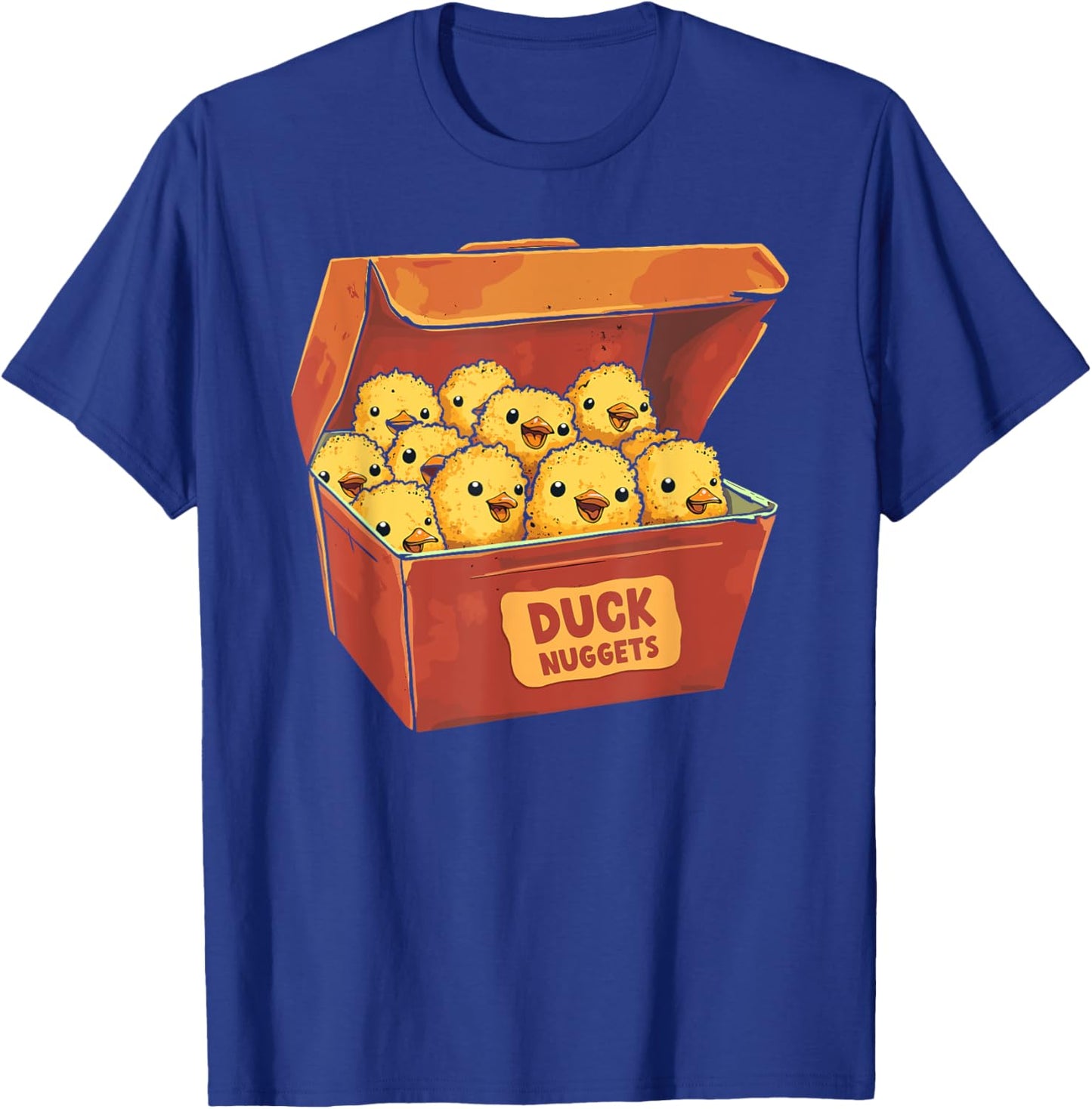 Duck Nuggets Foodie Women Duck Chicken Nugget Kids T-Shirt - T-Shirt | Royal