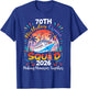 70th Birthday Cruise Squad Matching Family Cruise Vacation T-Shirt - T-Shirt | Royal