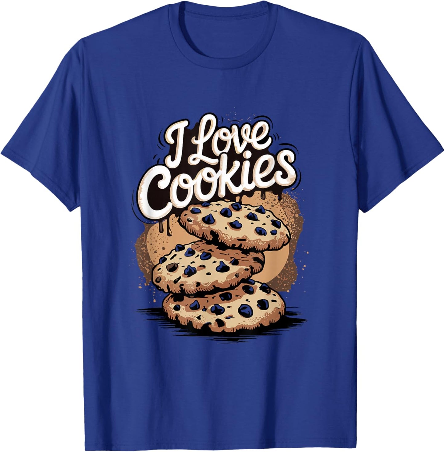 Cookie Baker Love I Love Cookies T-Shirt - T-Shirt | Royal