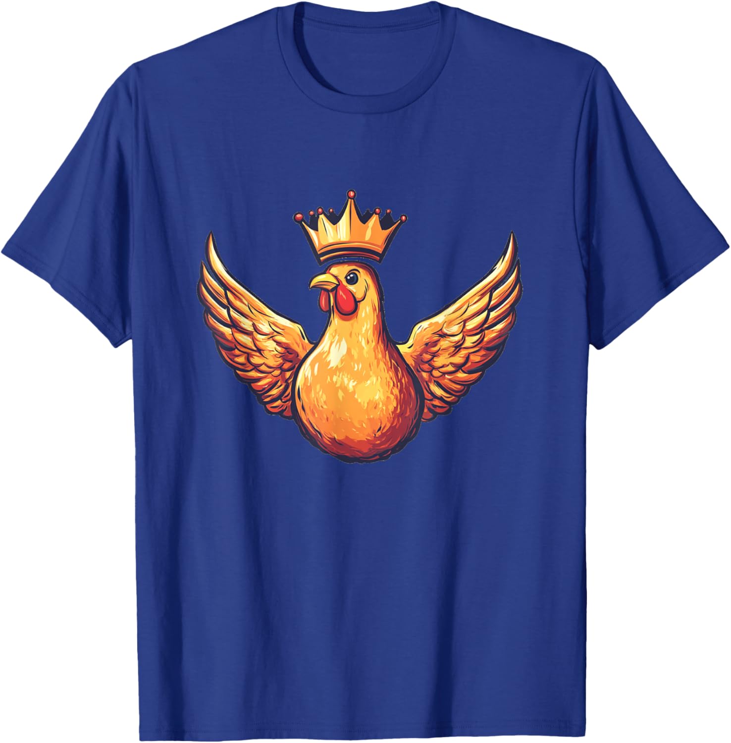 Funny Wings Costume for Chicken and King Lovers T-Shirt - T-Shirt | Royal