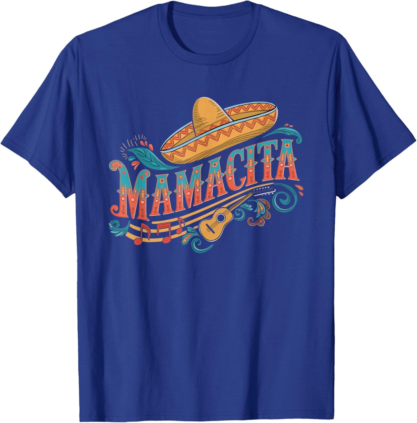 Cinco De Mayo Mamacita Flower Mama Cita Mexican Women Girls T-Shirt - T-Shirt | Royal