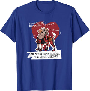 Marvel Studios Deadpool & Wolverine Dogpool Little Unicorn T-Shirt - T-Shirt | Royal