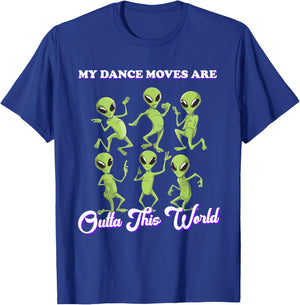 Aliens Dancing Dance Alien Flossing Funny Dance Moves Kids T-Shirt - T-Shirt | Royal