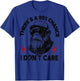 (ON Back) There's A 99% Chance I Don't Care Funny Monkey Men T-Shirt - T-Shirt | Royal