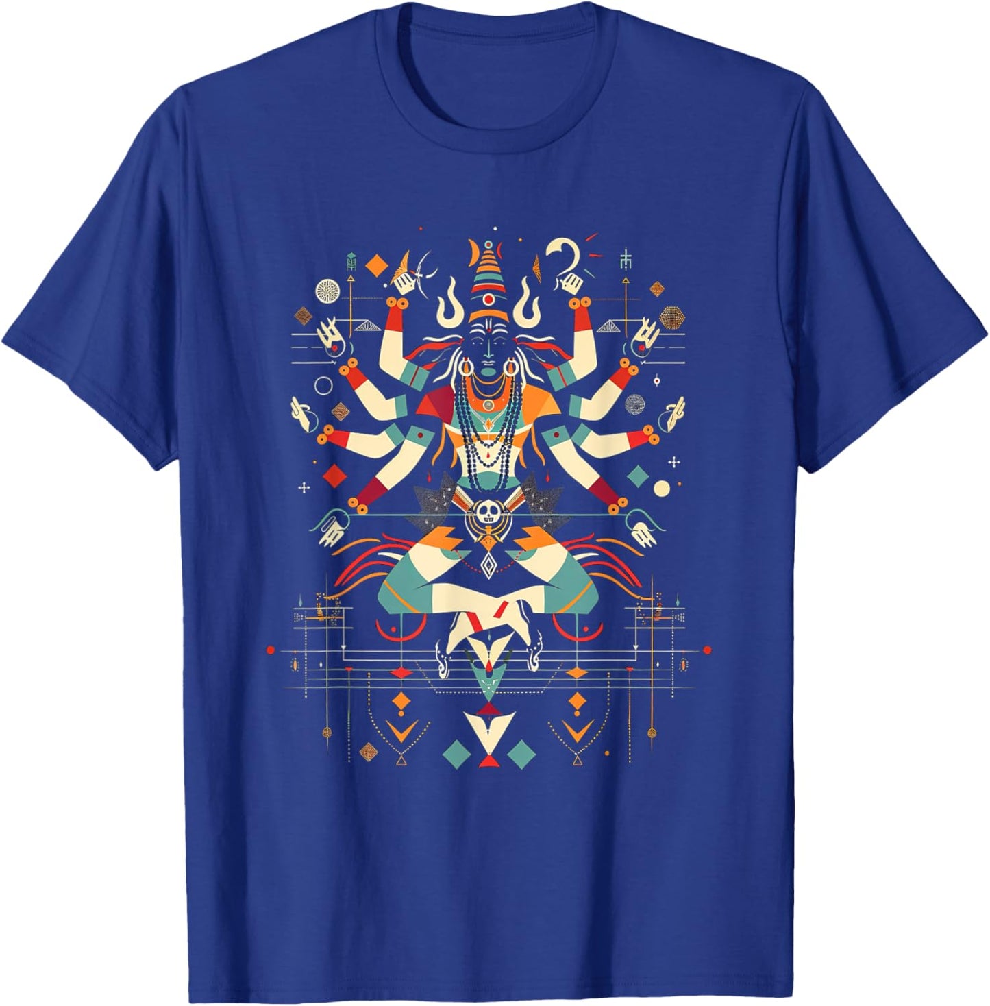 Shiva spiritual hindu god tandava dance yoga meditation T-Shirt - T-Shirt | Royal