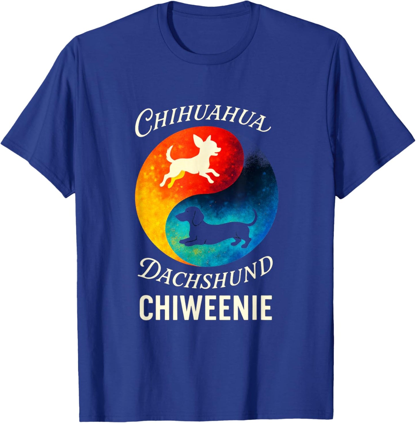 Chihuahua Dachshund Chiweenie - Yin Yang T-Shirt - T-Shirt | Royal