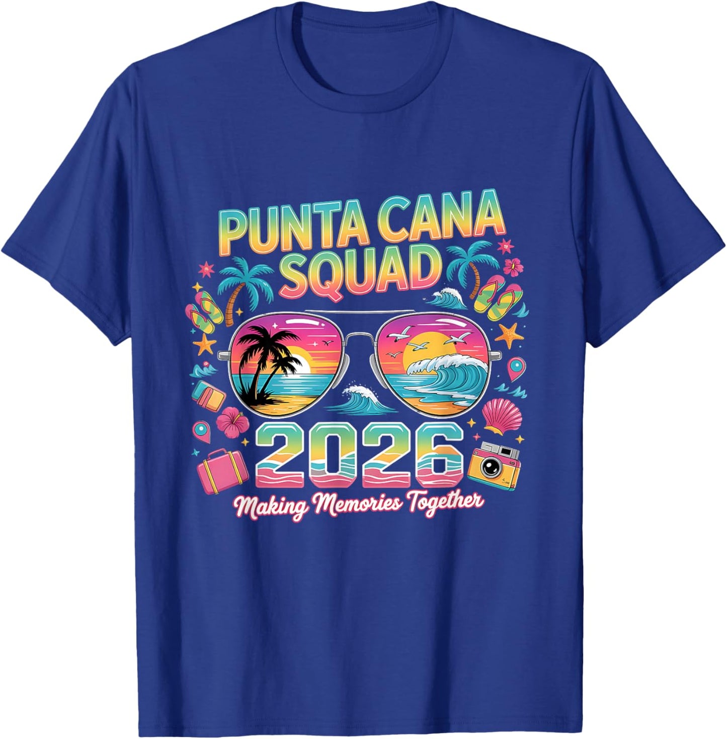 Punta Cana Squad 2026 Tropical Vacation Crew T-Shirt - T-Shirt | Royal