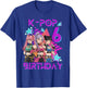 K-Pop K-Pop 6 Years Birthday Girl T-Shirt - T-Shirt | Royal