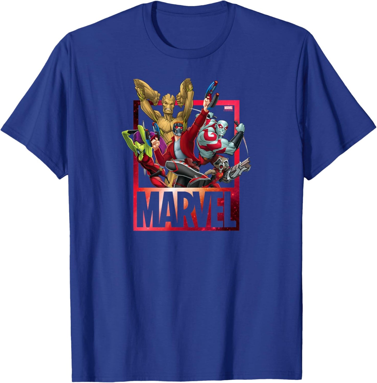 Guardians Of The Galaxy - Marvel Logo T-Shirt - T-Shirt | Royal