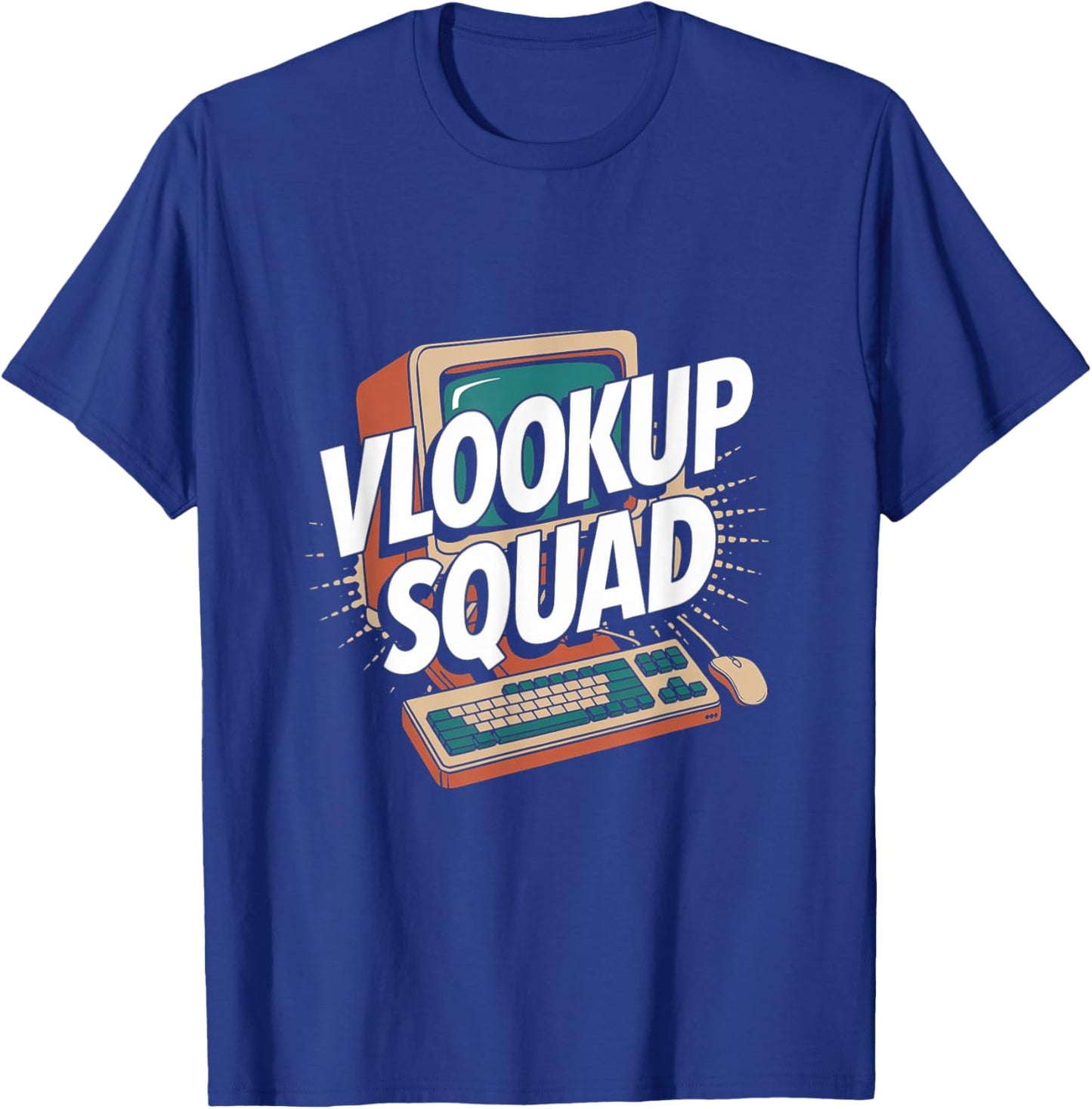 Funny Data Analytic Data Engineer Funny Data Analyst VLOOKUP T-Shirt - T-Shirt | Royal