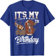 Kids 6 Year Old It's My 6th Birthday Football Themed Party T-Shirt - T-Shirt | Royal