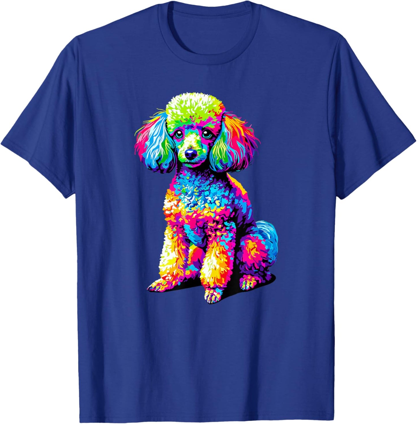 Colorful Pop Art Toy Poodle Dog Toy Poodles T-Shirt - T-Shirt | Royal
