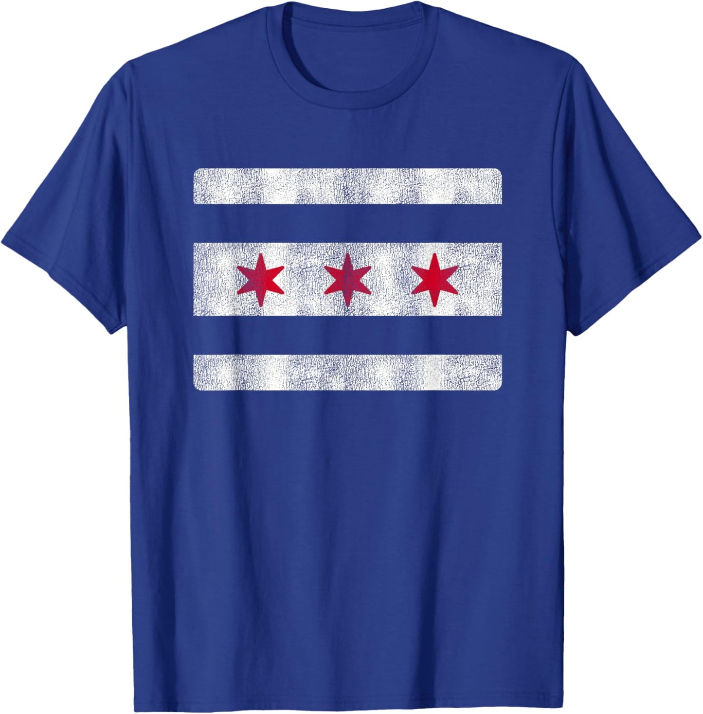 Vintage Chicago Flag Souvenir T-Shirt - T-Shirt | Royal