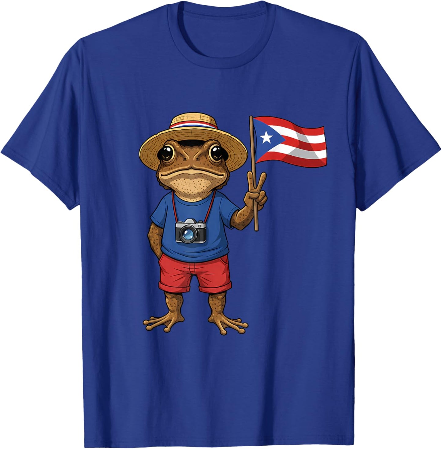 Coqui Frog Puerto Rico Flag Puerto Rico Taino Boricua T-Shirt - T-Shirt | Royal