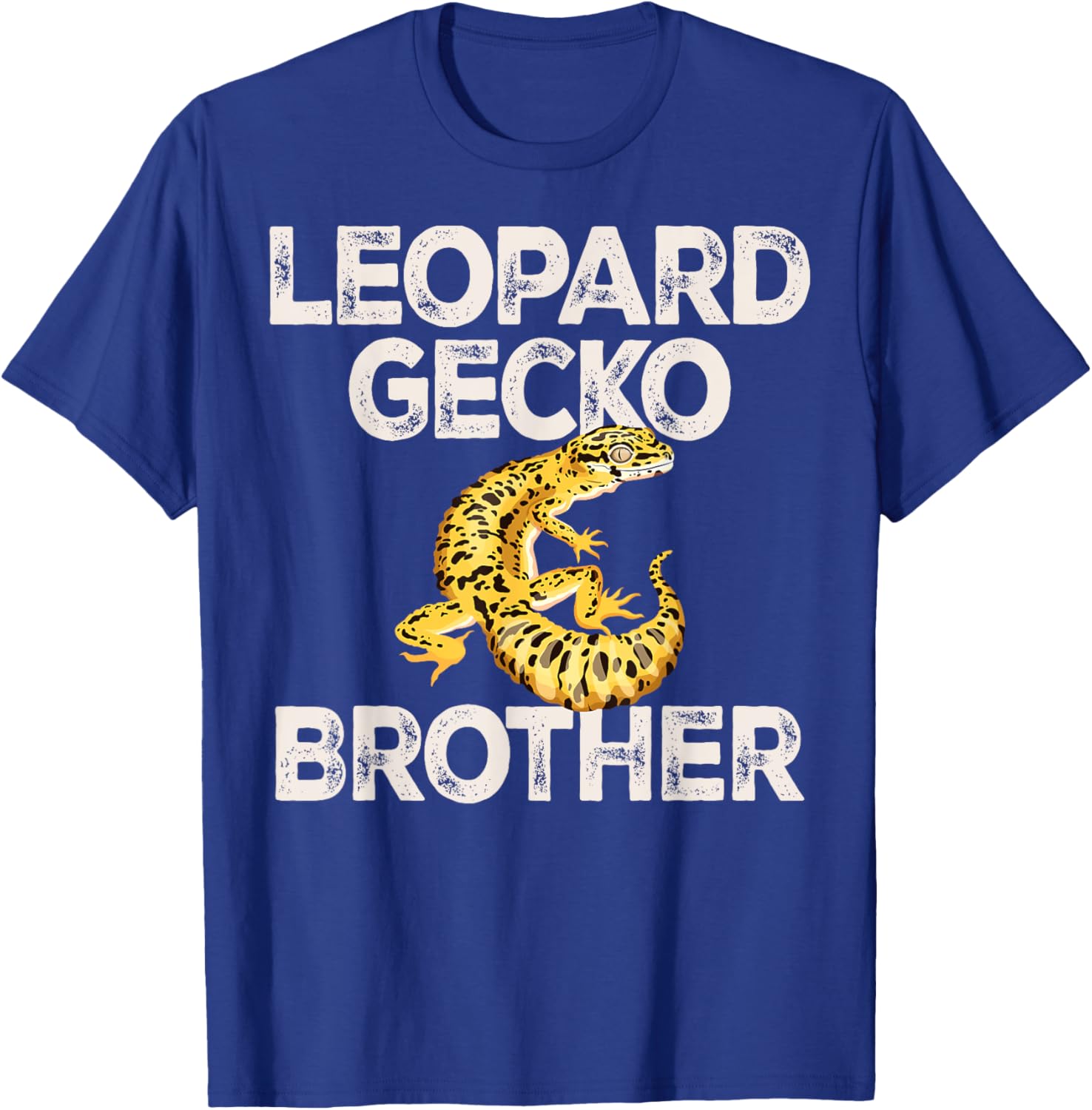 Leopard Gecko Brother lizard Reptiles Common leopard gecko T-Shirt - T-Shirt | Royal