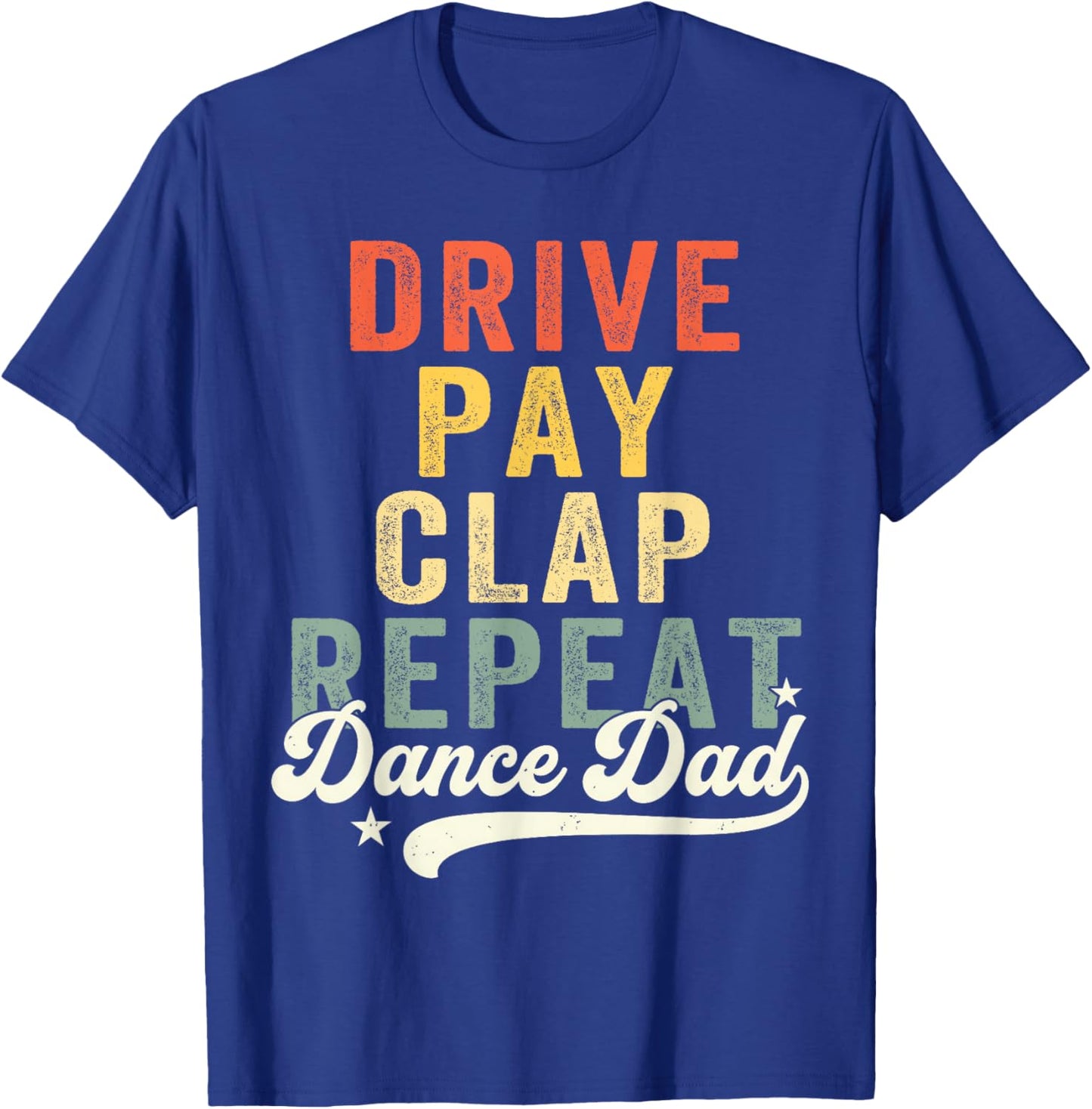 Funny Father's Day Dad Gifts from Daughter Daddy Fathers Day T-Shirt - T-Shirt | Royal