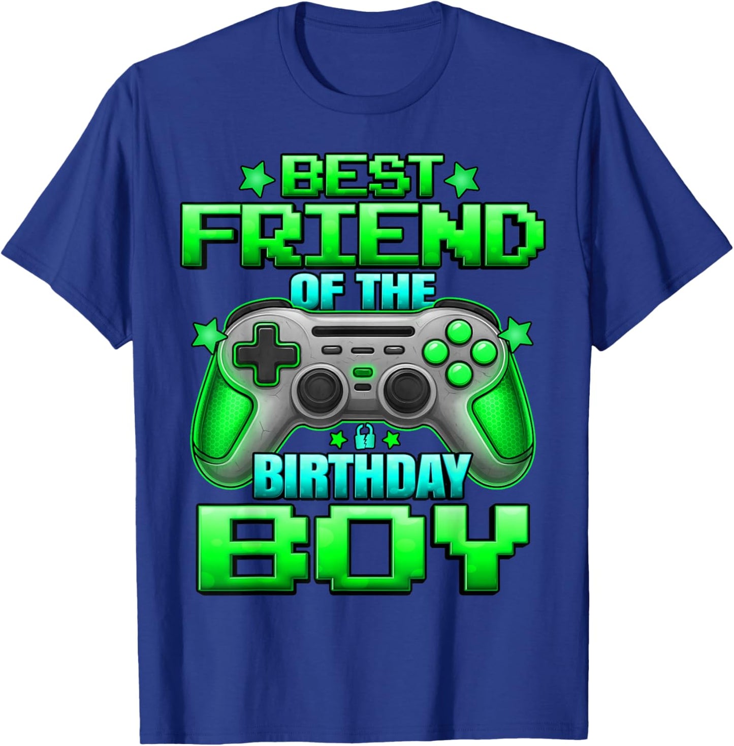 Best Friend of The Birthday Boy Matching Family Bestie T-Shirt - T-Shirt | Royal