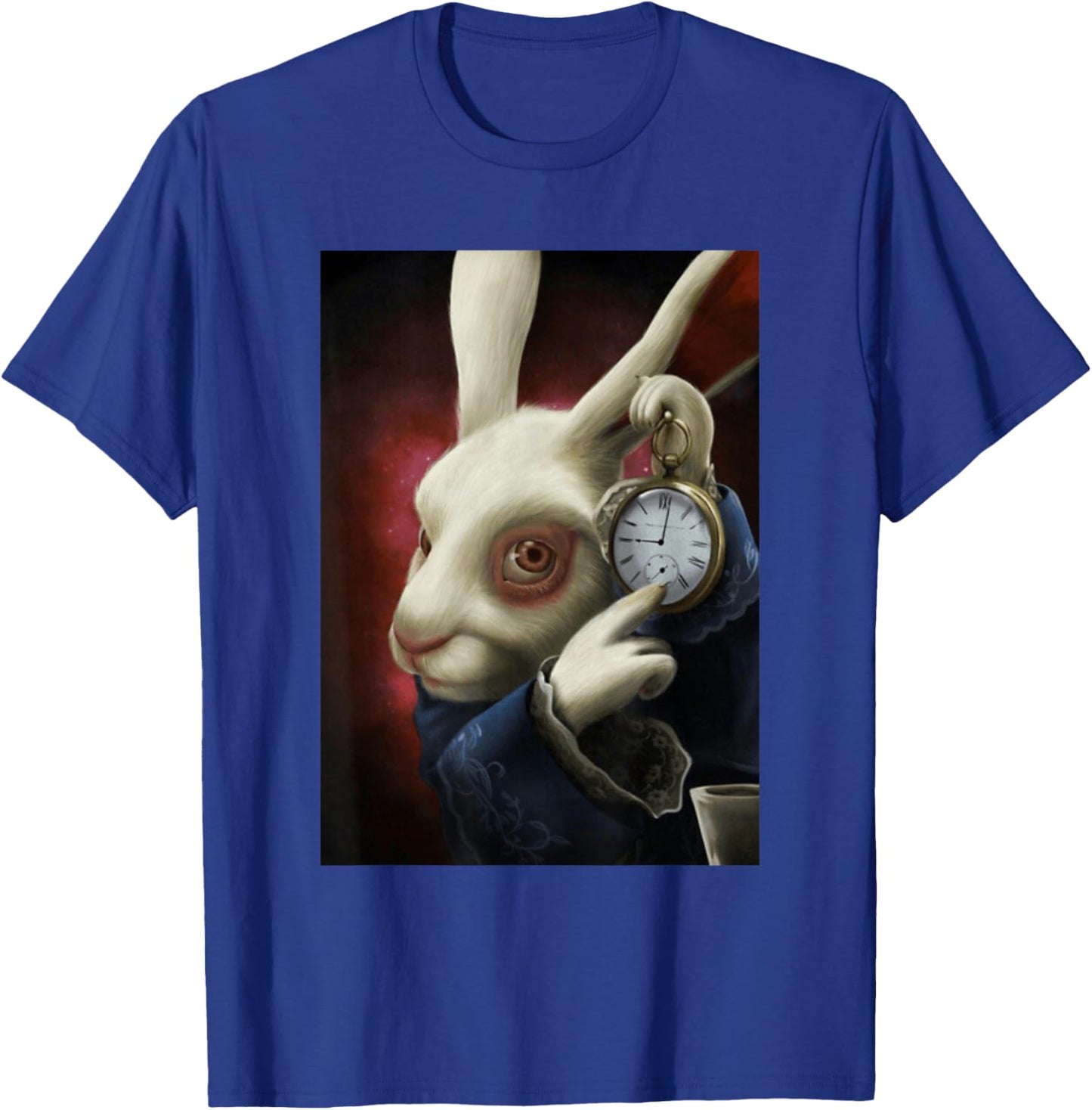 Pocketwatch Rabbit T-Shirt - T-Shirt | Royal