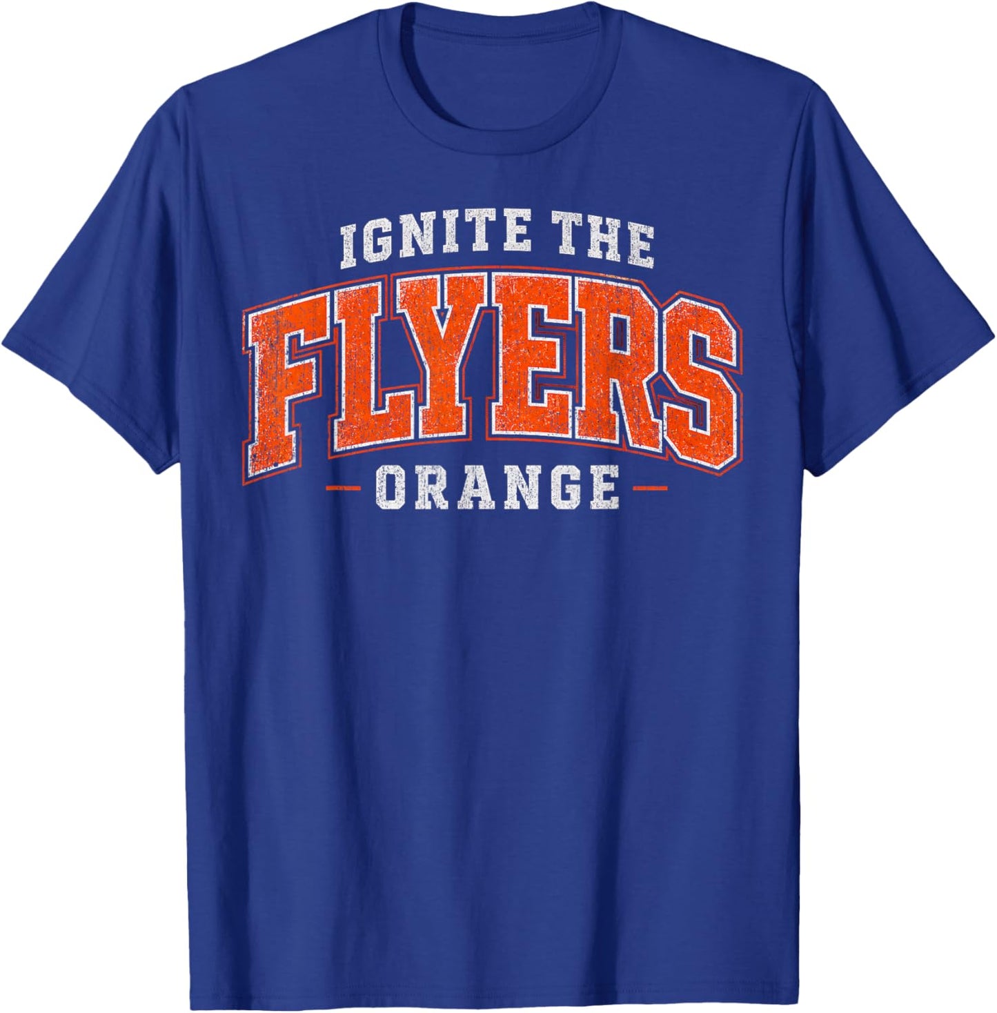 Vintage Flyers Ignite The Orange Retro Apparel T-Shirt - T-Shirt | Royal