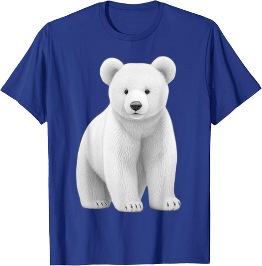 Adorable White Teddy Bear for Teddy Bear Lovers, for Mom T-Shirt - T-Shirt | Royal