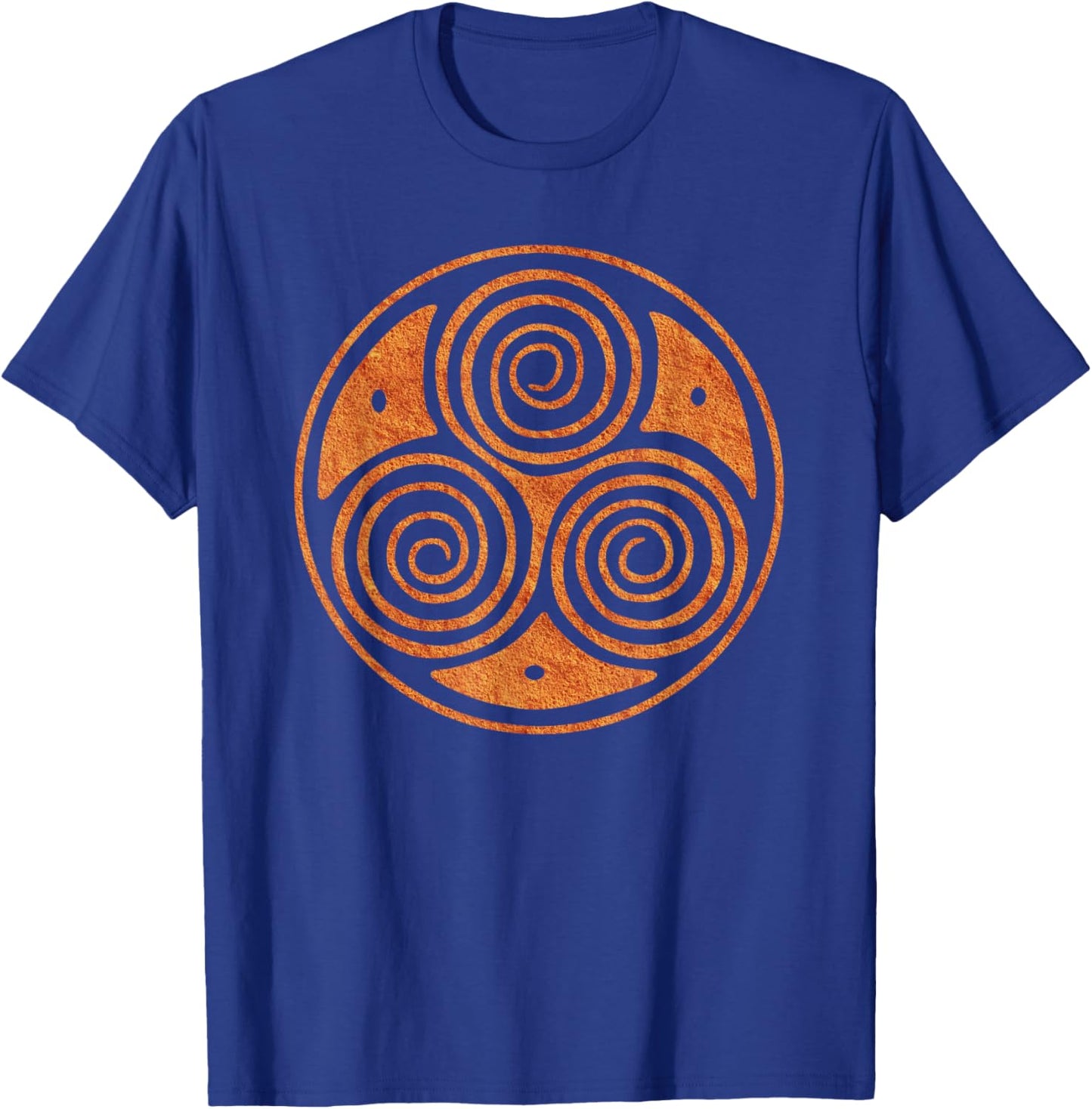Celtic Spiral Triskele Triple Spiral T-Shirt - T-Shirt | Royal