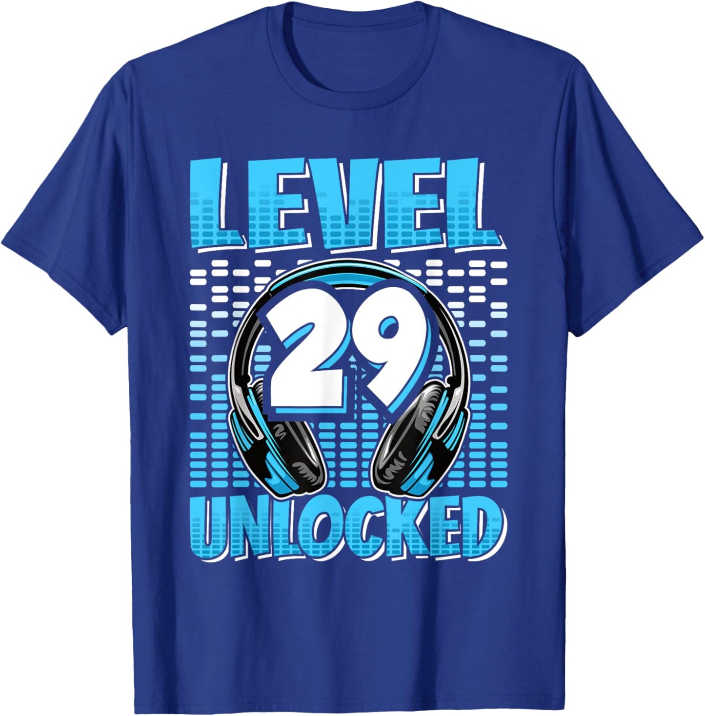 Level 29 Unlocked Gaming 29 Years Old 29th Birthday Men T-Shirt - T-Shirt | Royal