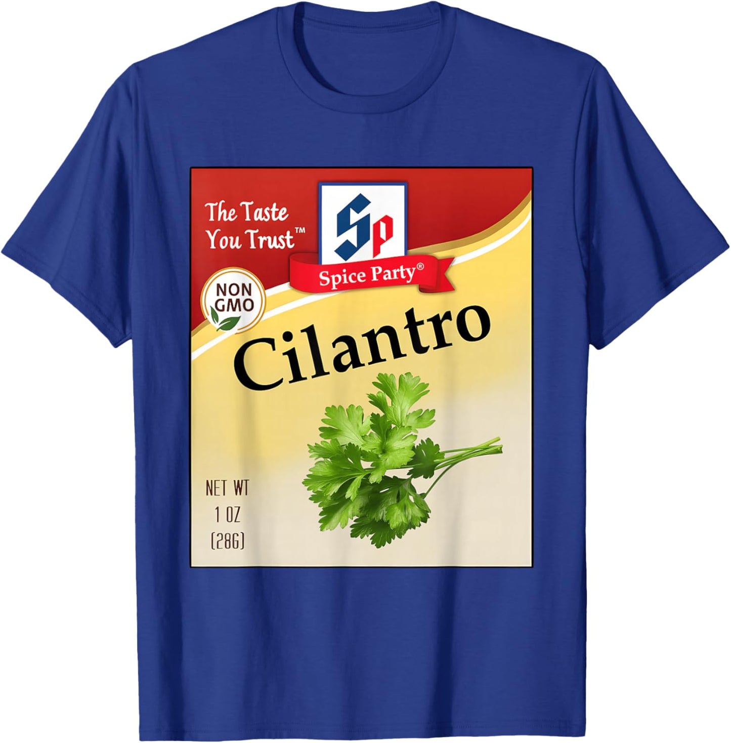 Cilantro Condiment Costume Holiday Spice Group Costumes T-Shirt - T-Shirt | Royal