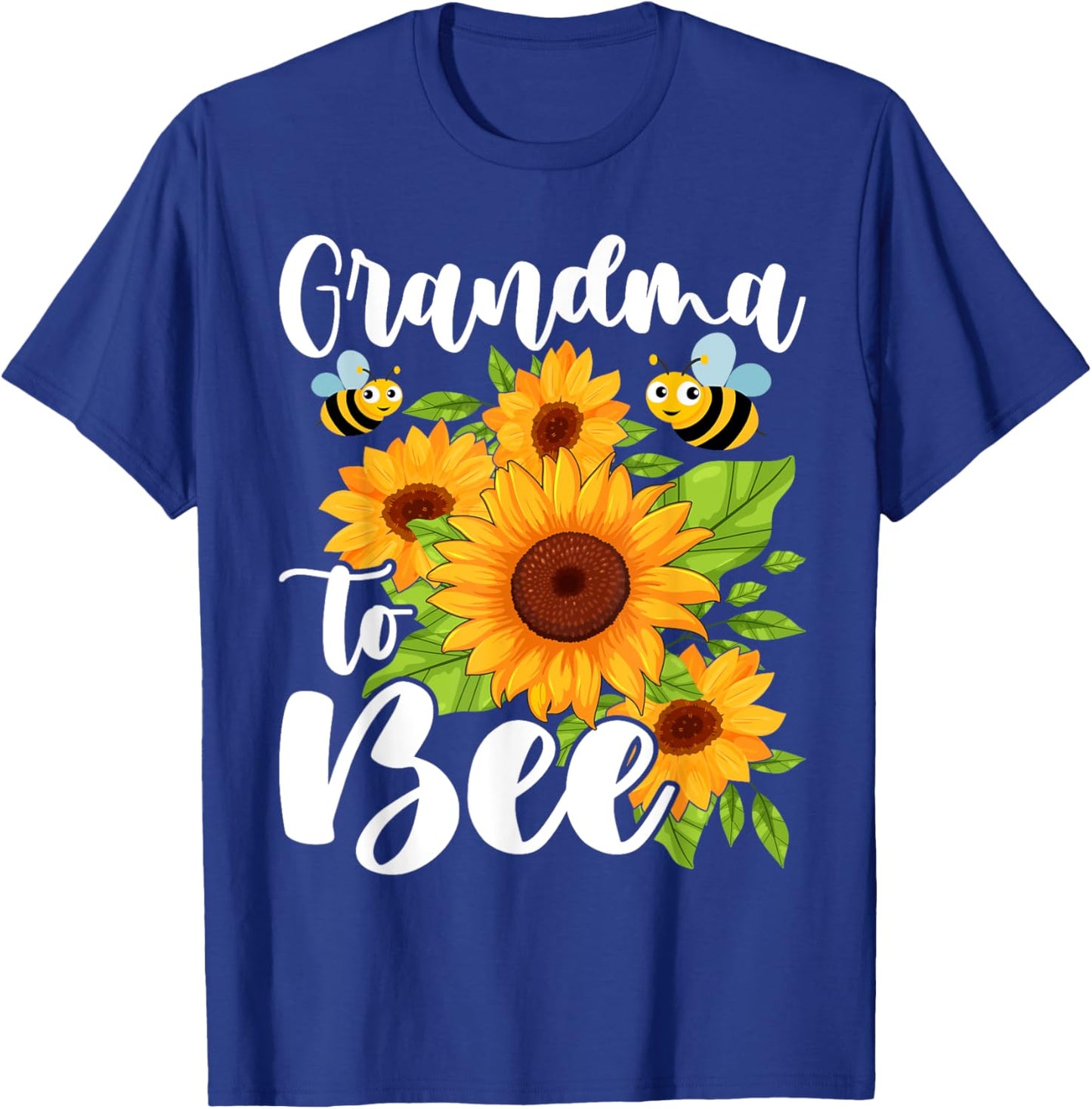 Grandma to Bee Cute Funny Pregnancy Announcement Grandma T-Shirt - T-Shirt | Royal