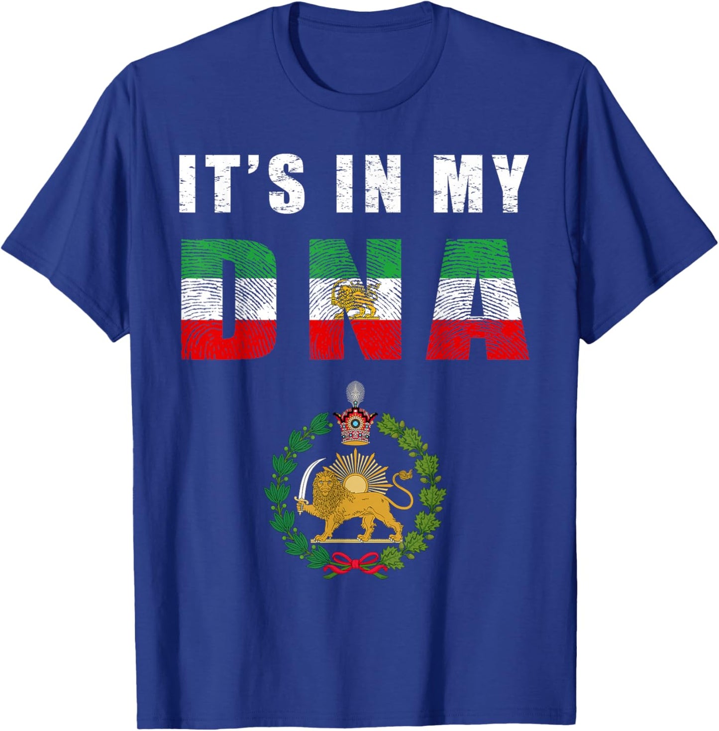 Lion Sun Flag of Iran, Iran, Persian, Shir o Khorshid T-Shirt - T-Shirt | Royal