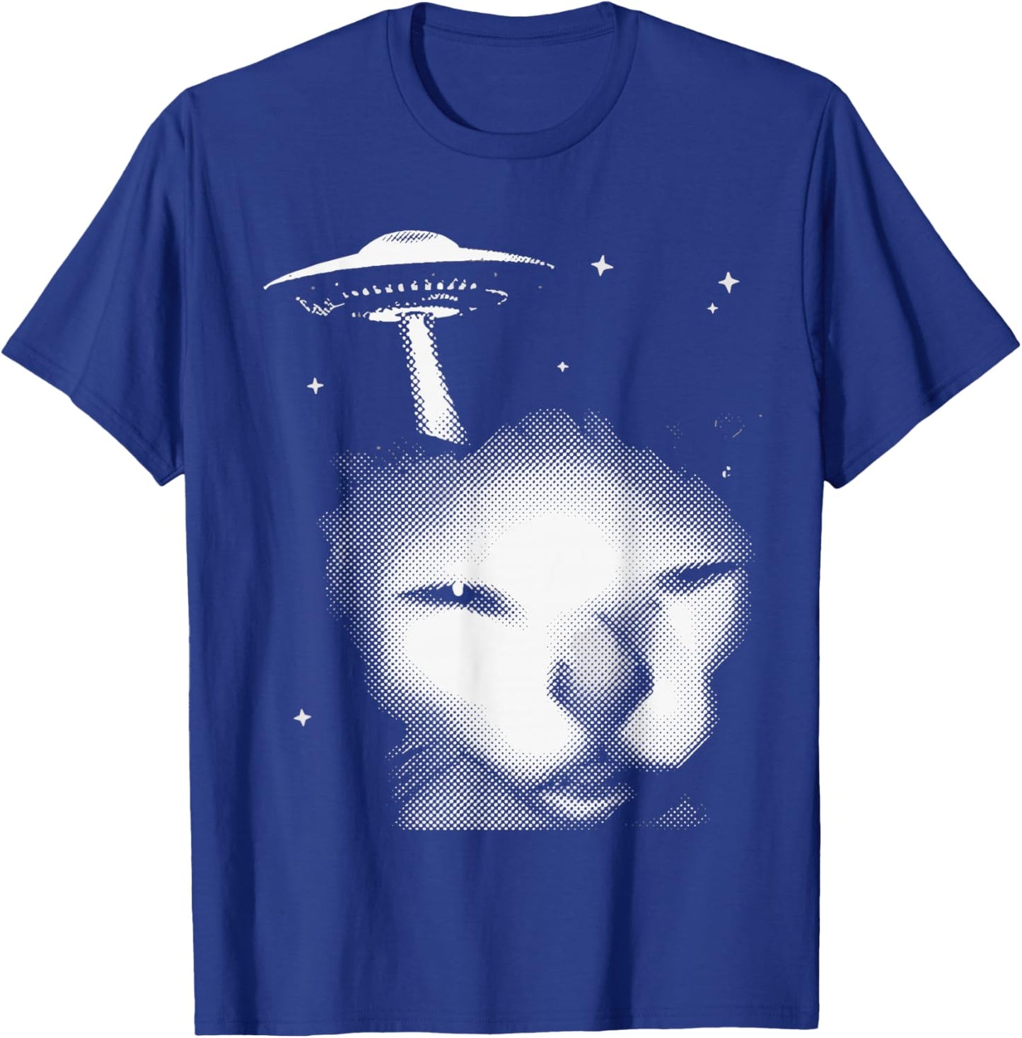 Alien Cat UFO Selfie Funny Memes Brainrot Memes Dank Memes T-Shirt - T-Shirt | Royal