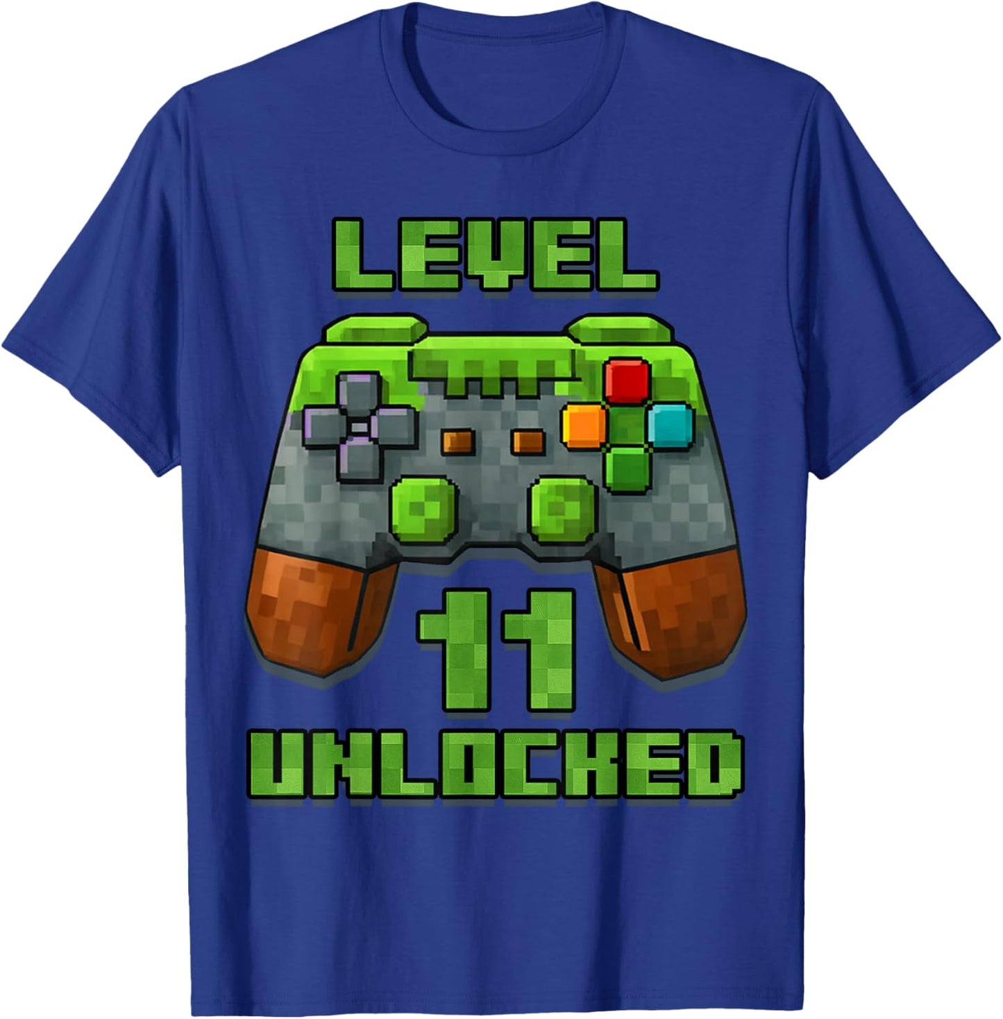 11 Year Level Up, Anniversaire drôle Gamer Meme Cadeau T-Shirt - T-Shirt | Royal