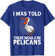Cool Pelican Design Women Kids Pelican Bird Pelican T-Shirt - T-Shirt | Royal