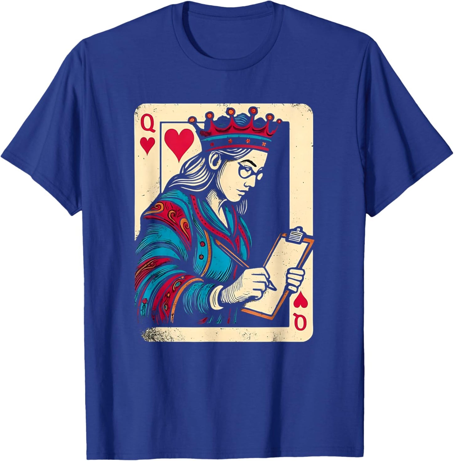 Queen of Heart Teacher Valentine Classroom Theme T-Shirt - T-Shirt | Royal