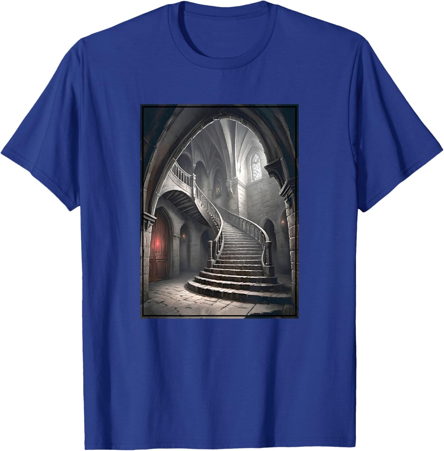 Dracula's Castle Staircase and Architecture T-Shirt - T-Shirt | Royal