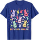 Easter Infusion Nurse Bunny Pediatric Chemo Hem Onc Retro T-Shirt - T-Shirt | Royal