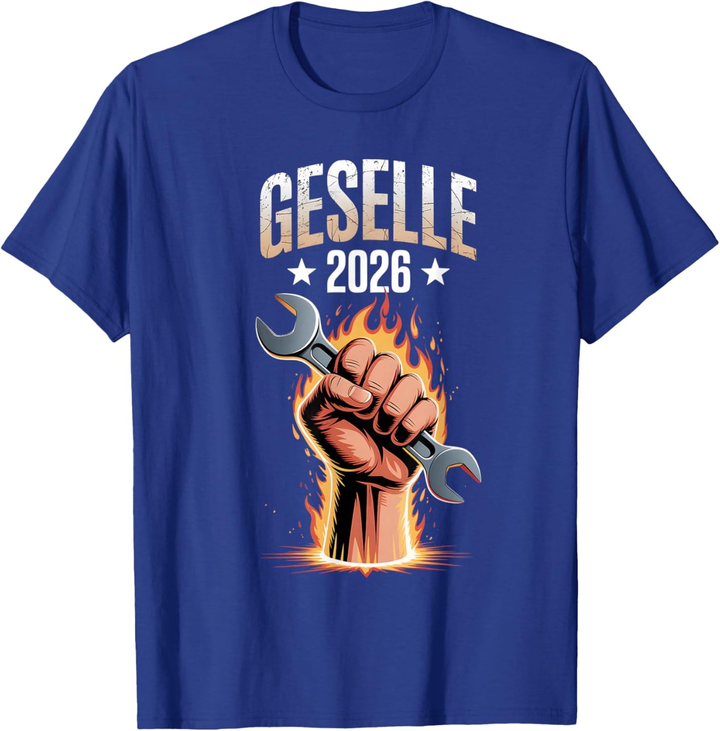 Geselle 2026 Companion Test Car Training Passed T-Shirt - T-Shirt | Royal