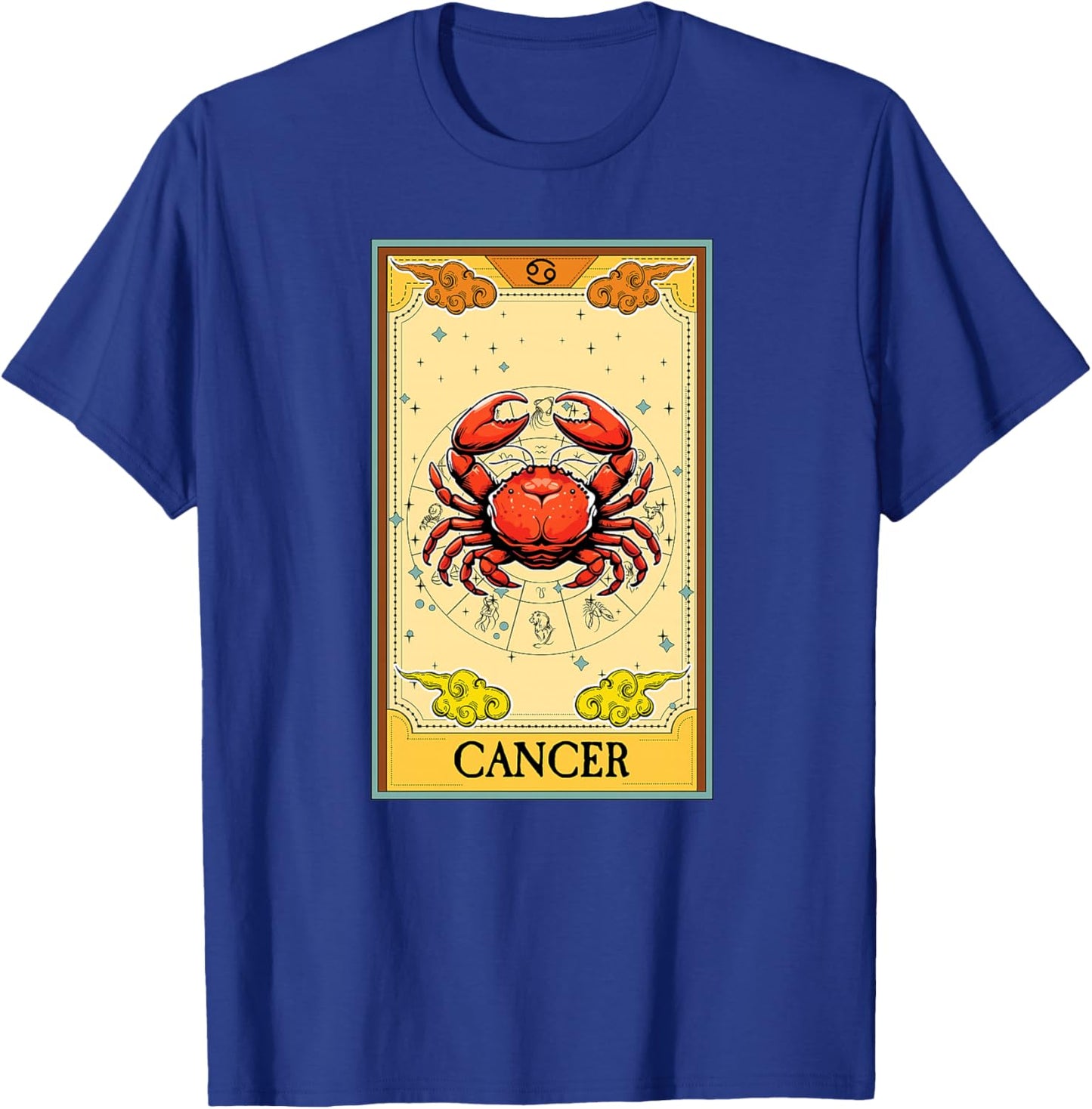 Carte de Tarot Horoscope du Cancer avec Symbole du Zodiaque Haut de Gamme T-Shirt - T-Shirt | Royal