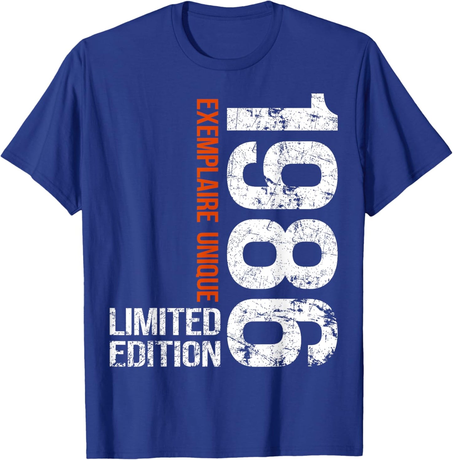 40th Anniversary 1986 Vintage 40 Years Men Vintage 1986 T-Shirt - T-Shirt | Royal