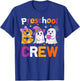Preschool Boo Crew Funny Preschool Halloween Teacher Kids T-Shirt - T-Shirt | Royal