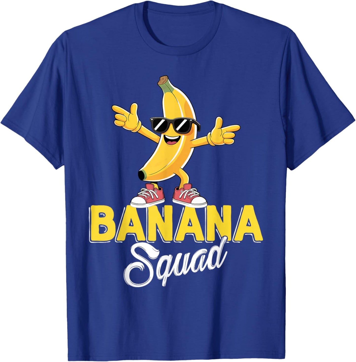 Banana Squad Dabbing Banana Fruit Lover Boys Kids Men Women T-Shirt - T-Shirt | Royal